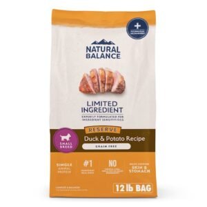 Nature’s Balance organic adult dog food for fluffy French Bulldogs